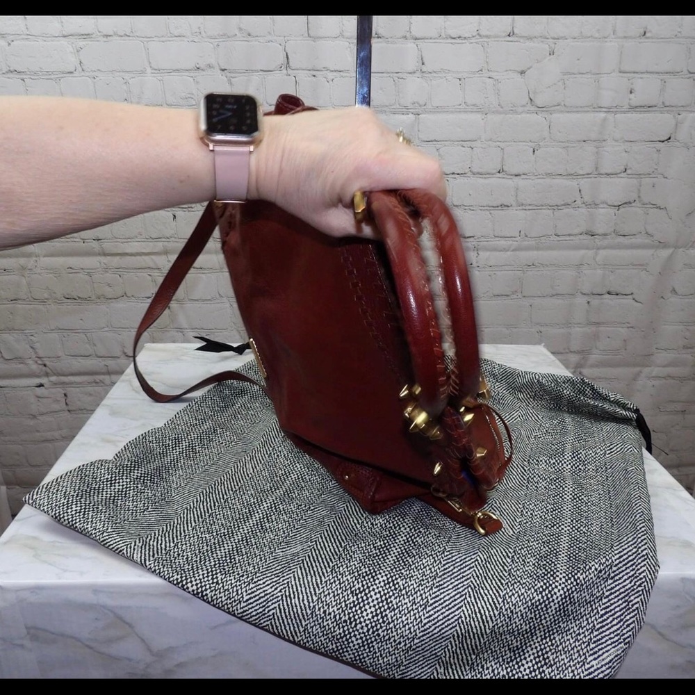 Rebecca Minkoff leather Moto satchel/crossbody - Picture 3 of 5